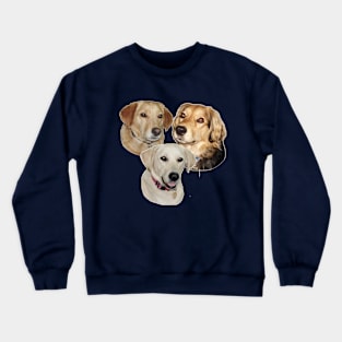 Rescued stray dogs Crewneck Sweatshirt